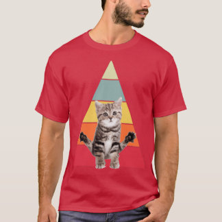 T-shirt Chat faisant yoga Méditation Chat Yoga Pose