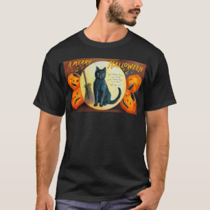 T-shirt Chat Falln Joyeux Halloween