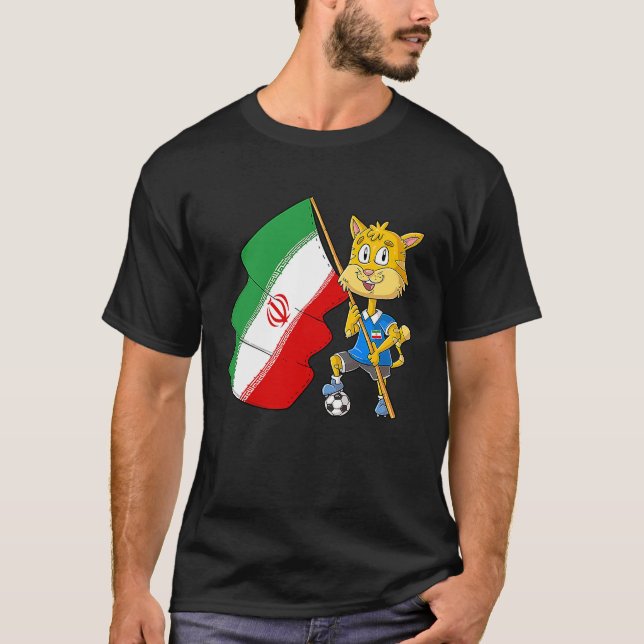 T-shirt Chat fan d'Iran (Devant)
