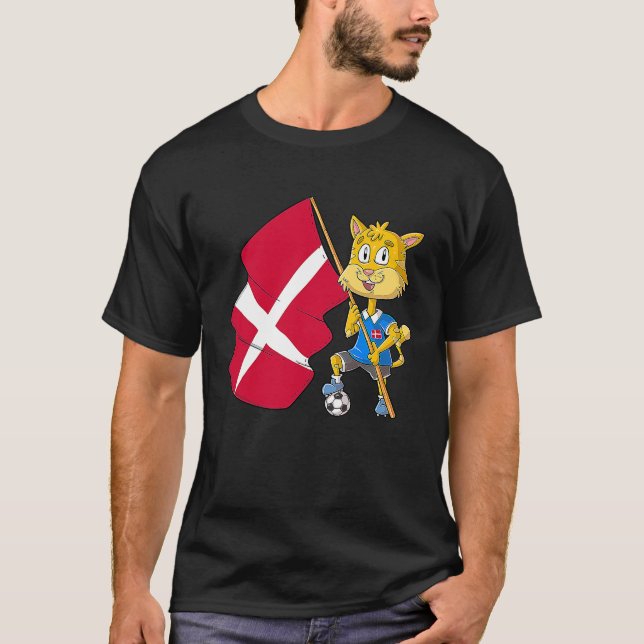 T-shirt Chat fan du Danemark (Devant)