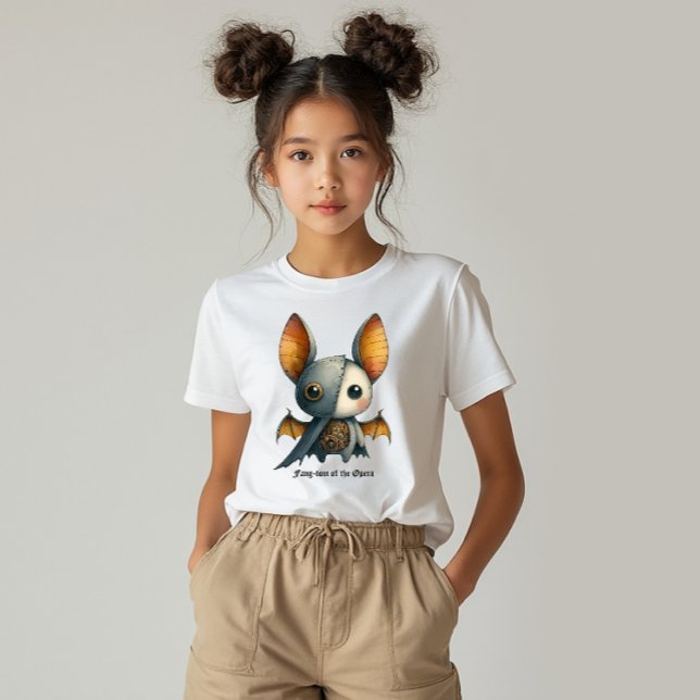 T-shirt Chat - Fang-tom de l'Opéra ("If I am the phantom, it is because man's hatred has made me so." - The Phantom of the Opera )