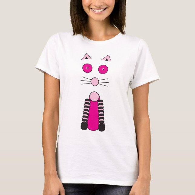T-shirt Chat fantaisie (Devant)