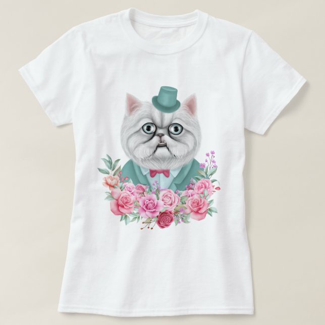 T-shirt Chat fantaisie (Design devant)
