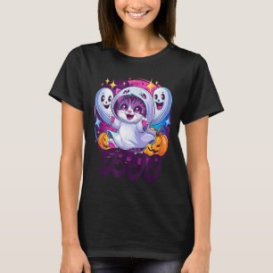 T-shirt chat fantôme Boo 