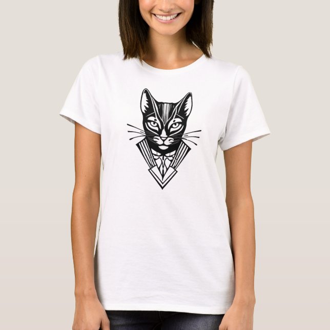 T-shirt chat Feline (Devant)