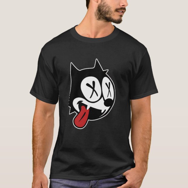 T-shirt Chat Félix mort (Devant)