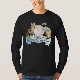 T-shirt Chat Femmes Ca Kitty Parties scintillant Chat