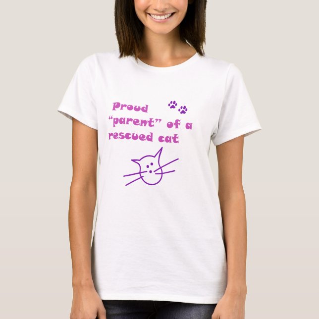 T-shirt chat fier (Devant)