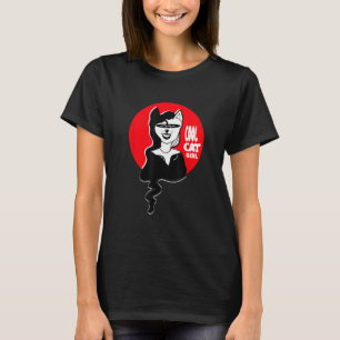 T-shirt Chat fille cool