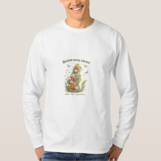 T-Shirt Chat Fleur Bloom With Grace |