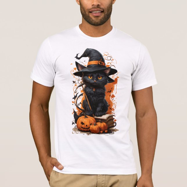T-shirt Chat floral (Devant)