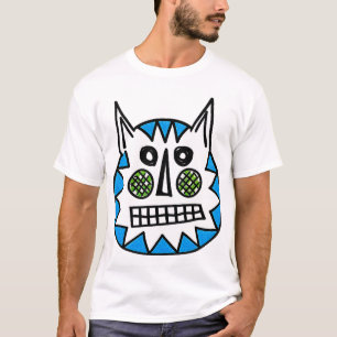 T-shirt Chat flou