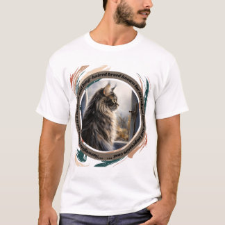 T-shirt chat forestier norvégien