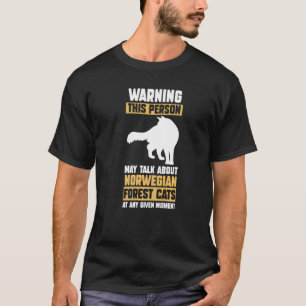 T-shirt Chat forêt norvégienne 3
