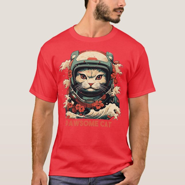 T-shirt Chat formidable (Devant)
