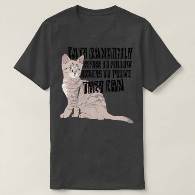 T-shirt Chat fou (Design devant)