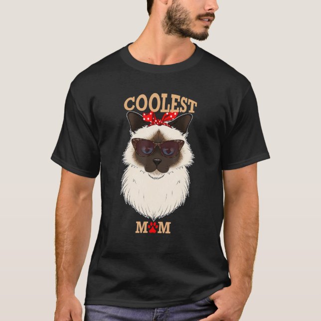 T-shirt Chat froid Maman I Birman Chat Maman I Birman Chat (Devant)