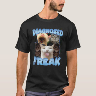 T-shirt Chat Funny Certifié Freak Maudit S