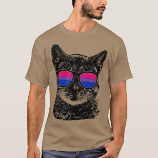 T-shirt Chat Gay pride bisexuel LGBT Lunettes de soleil