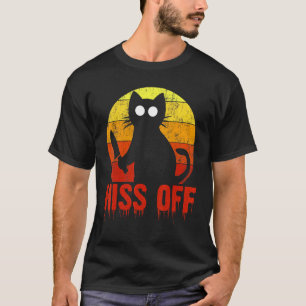 T-shirt Chat gothique sanglant couteau horrible Sifflement
