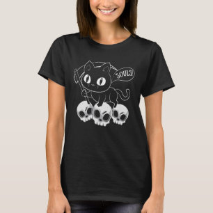 T-shirt Chat Grim Reaper Et Crânes Chat A Obtenu Votre Sou