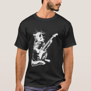 T-shirt Chat Guitariste Guitare - Birman Papa Maman