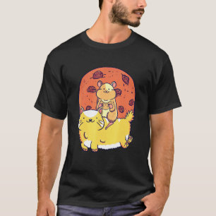 T-shirt Chat Hamster Cookie Pâtisserie Hammy Propriétaire