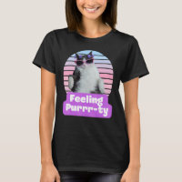 Chat Hilarious Mème Kitty Feline Sentiment Purr t