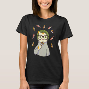 T-shirt Chat Hipster Funny Japonais Sushi Chats Kitty Amat