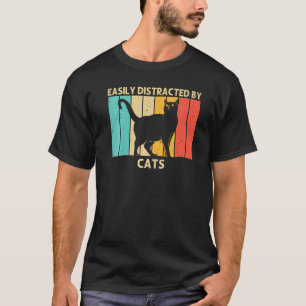 T-shirt Chat Homme Femme Chat Noir Chat Personne Chats