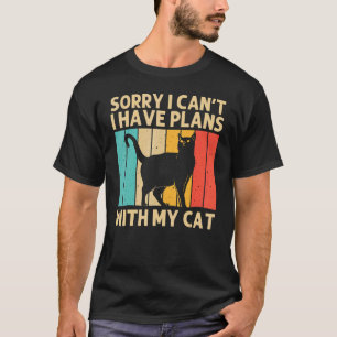 T-shirt Chat Homme Femme Chat Noir Chat Personne Chats 2
