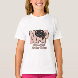 T-shirt Chat hors ligne jusqu'à nouvel ordre