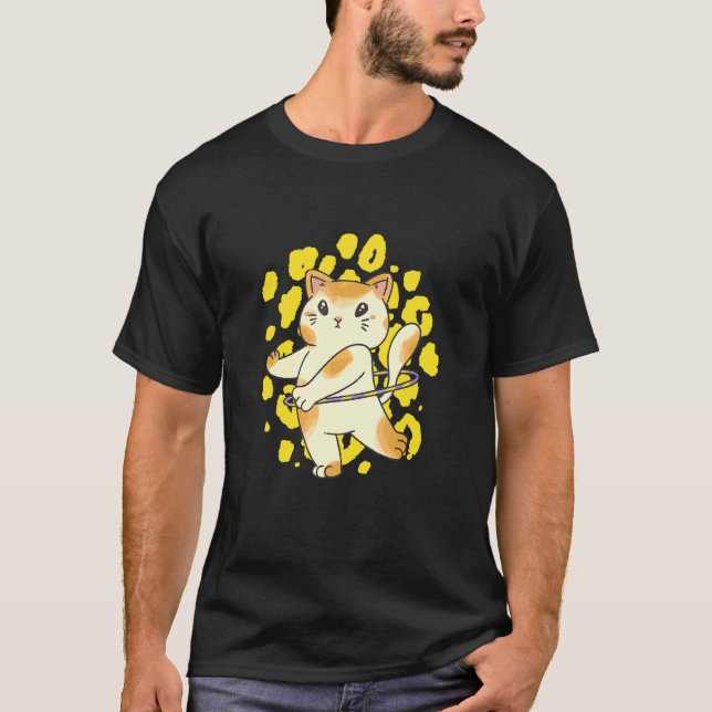 T-shirt Chat Hula (Devant)