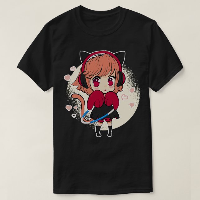 T-shirt Chat Hula HoopGirl (Design devant)