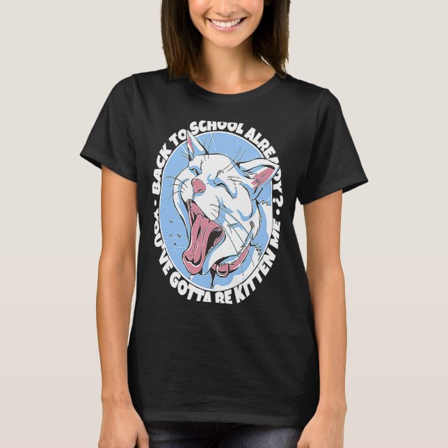 T-shirt Chat hurlant parfumé (Devant)
