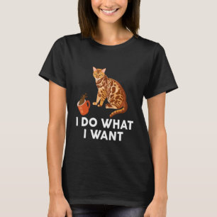 T-shirt Chat I Ce Que Je Veux Chats Siamois