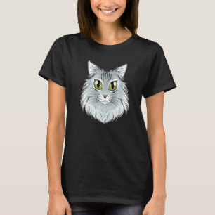 T-shirt Chat I Chat Face I Forêt Norvégienne Chat