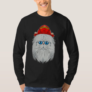 T-shirt Chat I pompier Chat I pompier Chat persan