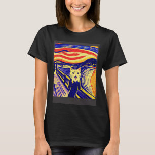 T-shirt Chat impressionniste hurlant Impressionnisme Chats