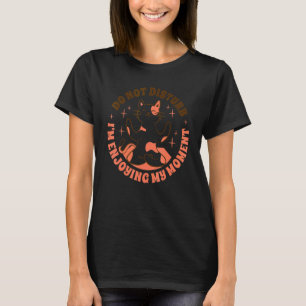 T-shirt Chat indice animal faisant du yoga