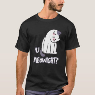 T-shirt Chat inquiet inclinaison de la tête Êtes-vous corr
