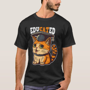 T-shirt Chat instruit dans la catégorie de diplôme Décorat