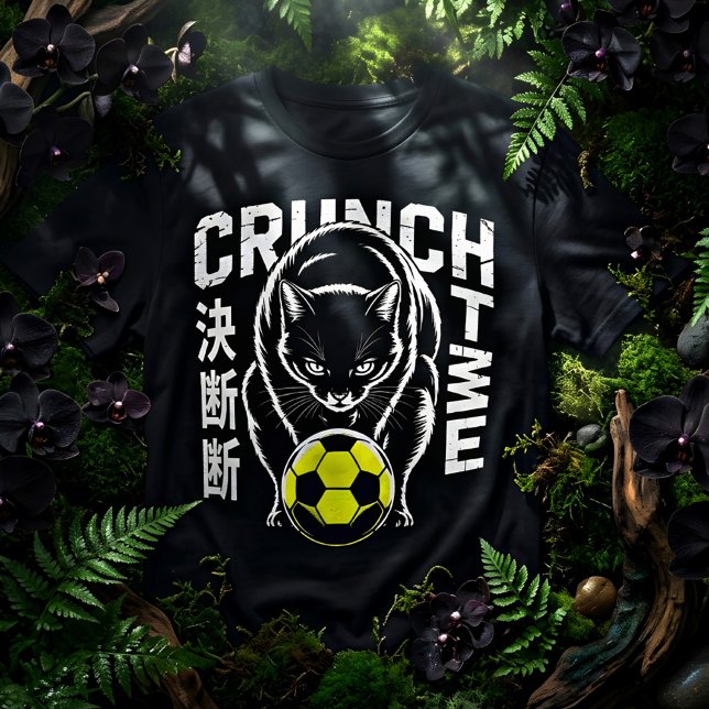 T-shirt Chat intense de crunch time - Style jour de match (Créateur téléchargé)
