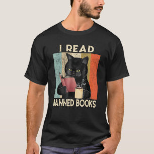 T-shirt Chat J'ai lu des livres interdits Bookworms Lectu