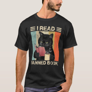 T-shirt Chat J'ai lu des livres interdits Les bibliophile