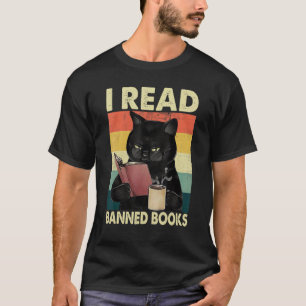 T-shirt Chat J'ai lu des livres interdits Les bibliophile