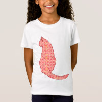 Chat japonais - Coral Orange Batik