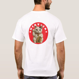 T-shirt Chat japonais Lucky Charm