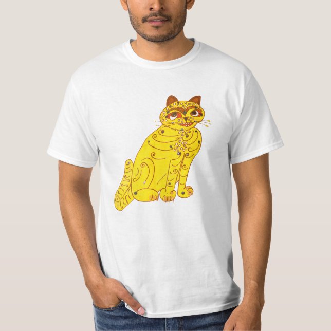 T-shirt CHAT JAUNE Abba (Devant)