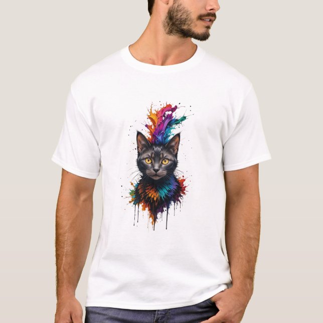 T-shirt chat javanais (Devant)